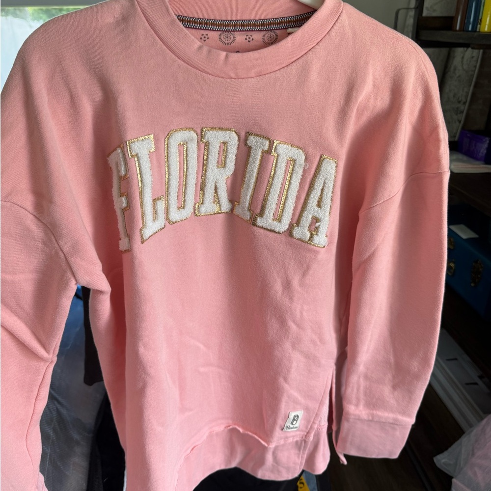 Pressbox Pink Logo Sweatshirt